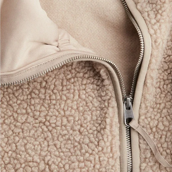 NWT H&M baby wearing before and after Sherpa teddy jacket XL - Picture 4 of 7